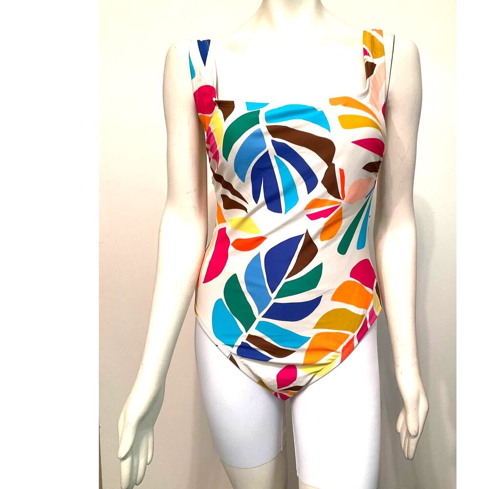 Bathing Swim Suit Swimwear Tropical Tabitha Brown Small NWT